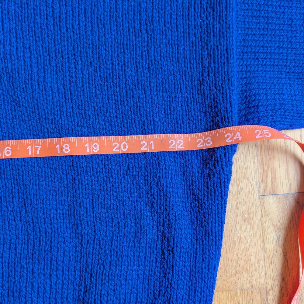 Jaggery London Nora turtleneck / highland wool / sapphire - Picture 5 of 8